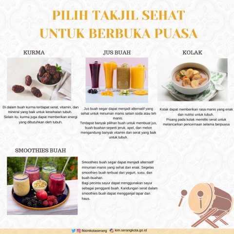 Pilihan Takjil Sehat Untuk Berbuka Puasa